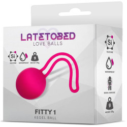 LATETOBED Boule de Kegel Fitty 1 Rose 3.4cm - Poids 35gr